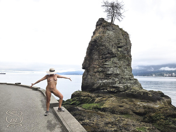 Siwash Rock ist ein Wahrzeichen von Vancouver