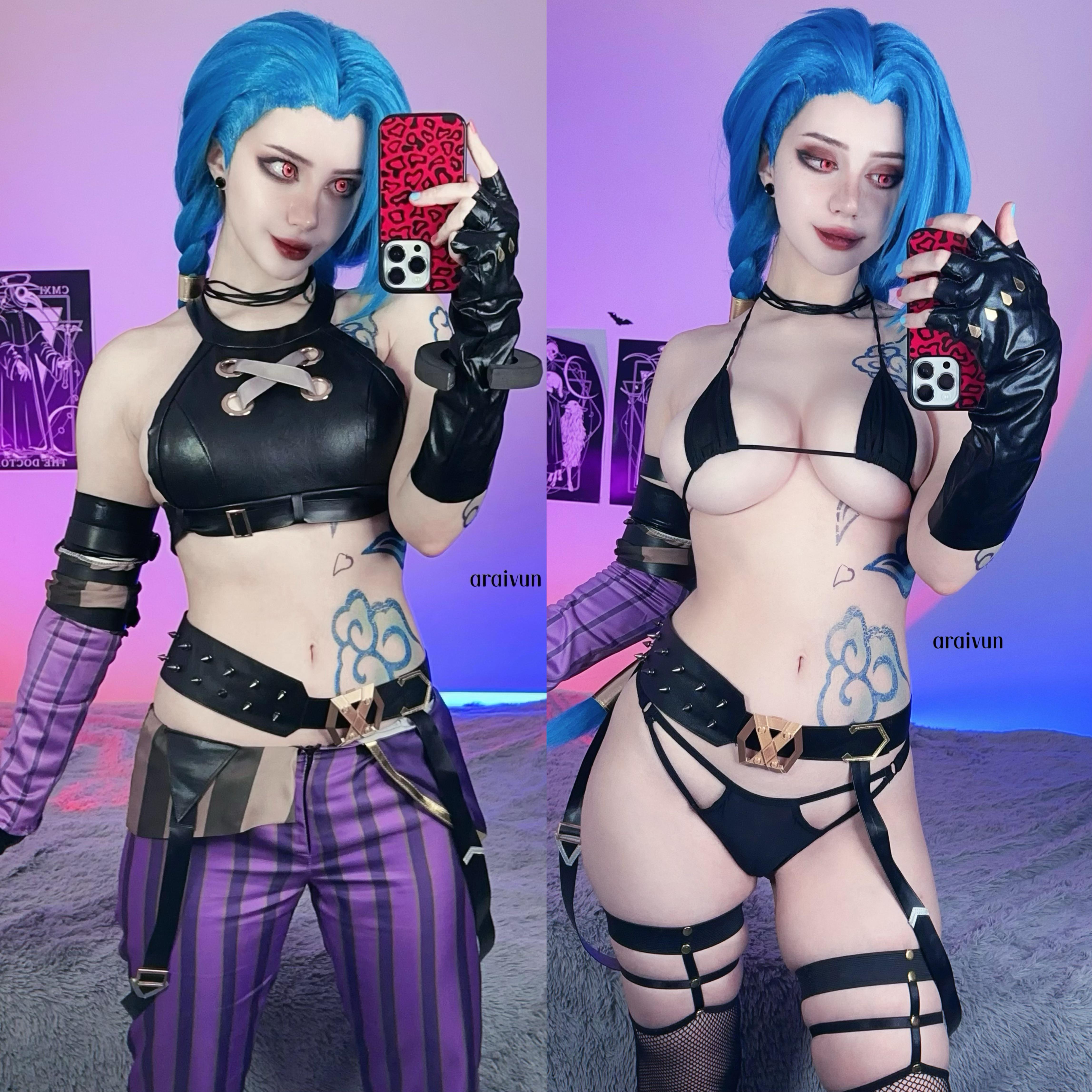 Jinx from Arcane by Araivun